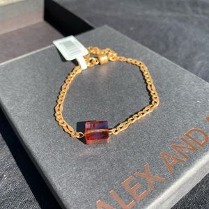 Alex and Ani Magnetic Chain Crystal Bracelet